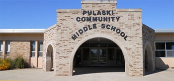 School Building of Pulaski Community Middle School